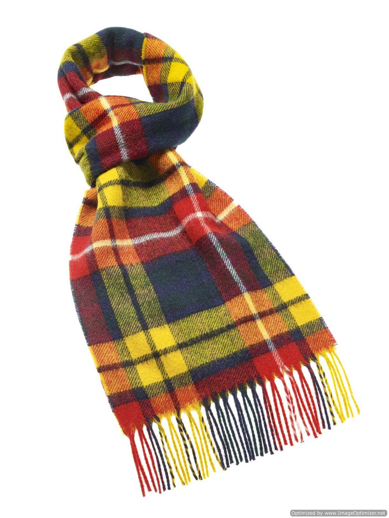 Tartan / Plaid Scarf Collection - 10" x 75" - Made in UK