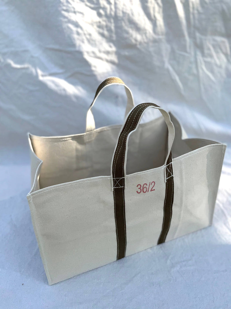 Heavy Duty Natural Canvas Tote Bag, Size 36/2