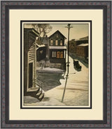 Curtis Burchfield Ice Glare Custom Framed Print