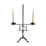 Adjustable Wrought Iron Double Candle Holder