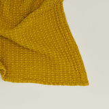 SIMPLE WAFFLE HAND TOWELS - MUSTARD