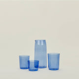 ESSENTIAL GLASSWARE - SET OF 4, BLUE - MEDIUM