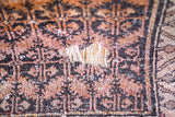 Antique Persian Runner Rug, Salmon / Brown