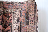 Antique Persian Runner Rug, Salmon / Brown