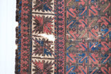 Antique Turkish Rug, Burgundy