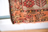 Antique Turkish Prayer Rug, Red / Persimmon