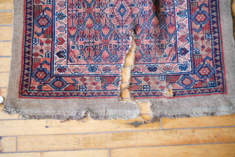 Antique Kurdish Runner Rug