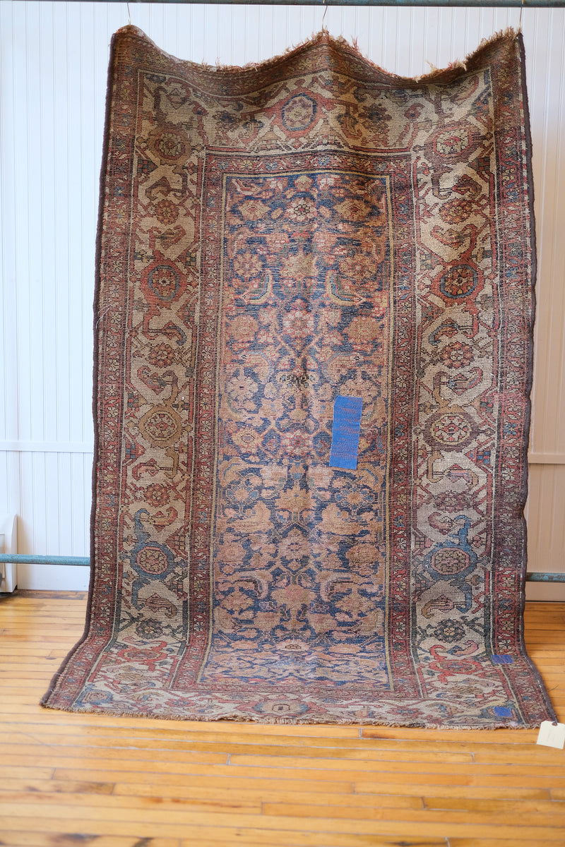 Antique Kurdish Flatweave Rug