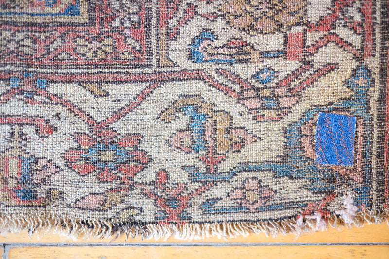 Antique Kurdish Flatweave Rug