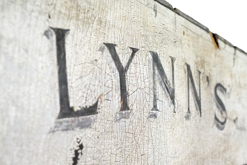 Antique Lynn's Fine Bread Trade Sign