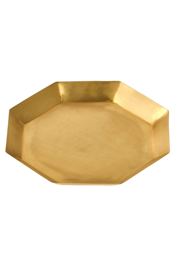 Brass Tray, Octagon, Large