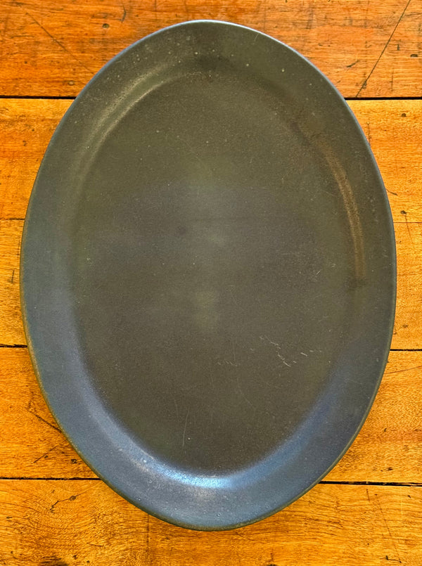 Farmhouse Oval Platter, Indigo