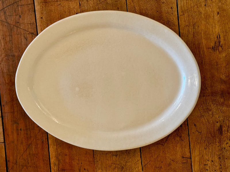 Farmhouse Oval Platter, Classic White