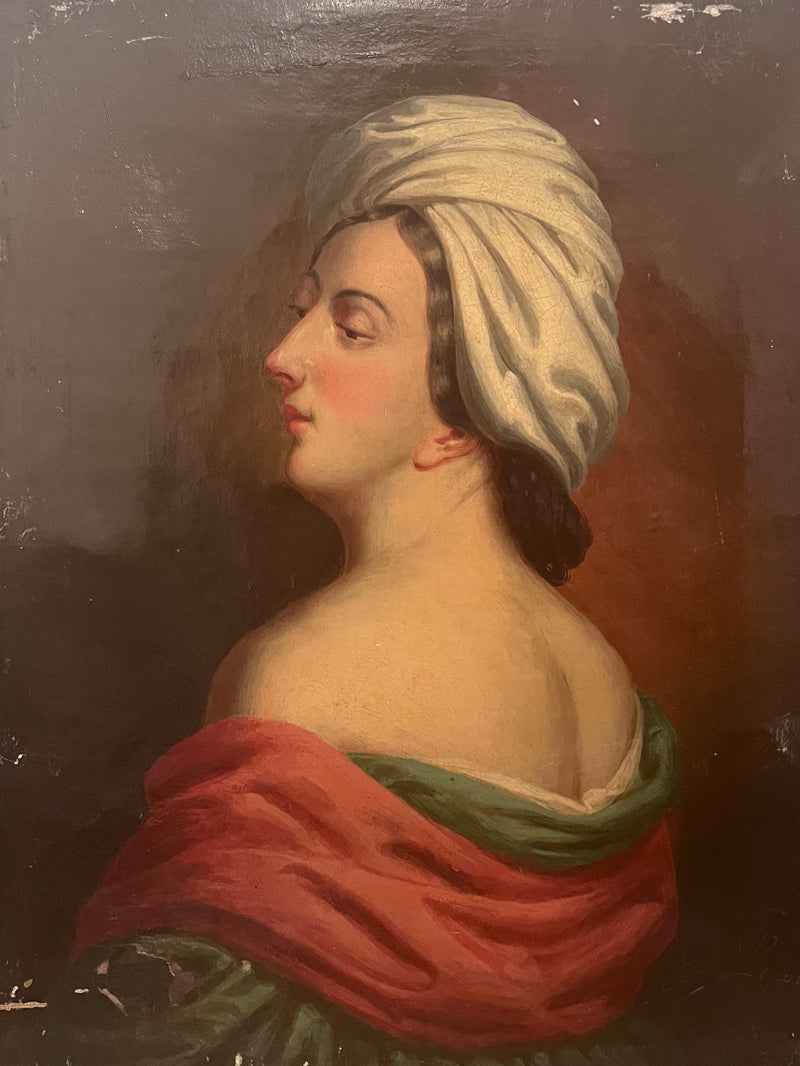 18th c. French Oil Portrait