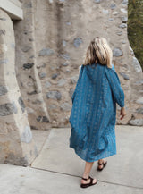 Atlin Dress, Blue Bandana