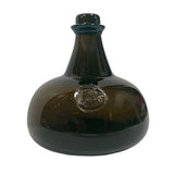 8" Hand-Blown Dark Green Thick Glass 76-oz. Onion Bottle