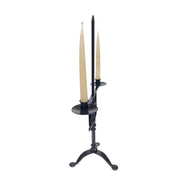 Adjustable Wrought Iron Double Candle Holder