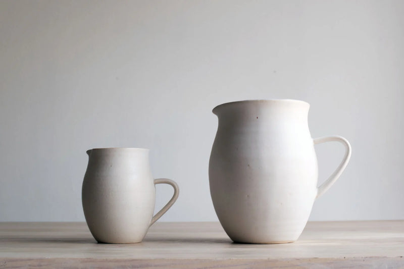 Farmhouse Pitcher, Eggshell