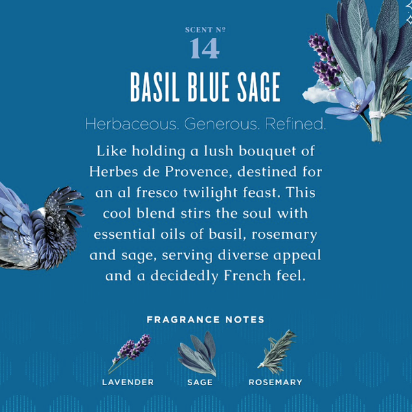 Basil Blue Sage Linen & Room Spray with Soap Bark & Aloe