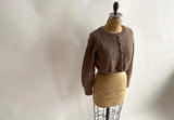 Hand Knit Cardigan, Camel