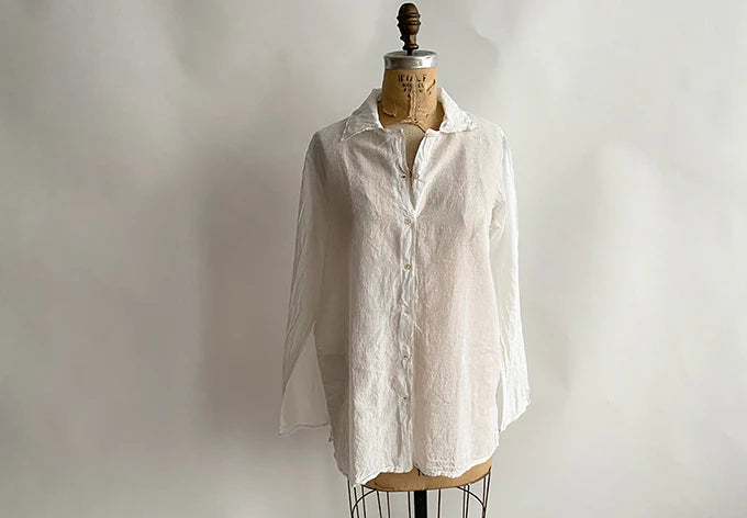 Button Shirt, White