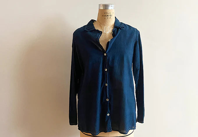 Button Shirt, Indigo