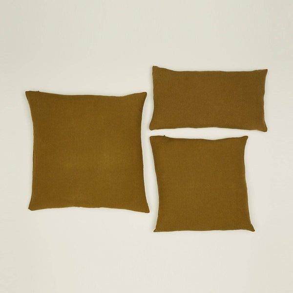 SIMPLE LINEN PILLOW - BRONZE